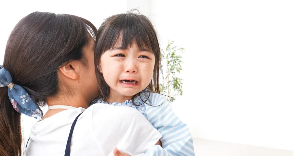 子どもの逆さまつ毛​