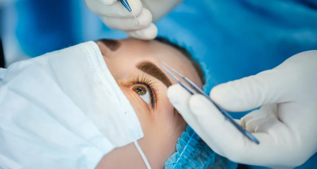 逆さまつ毛の治療法