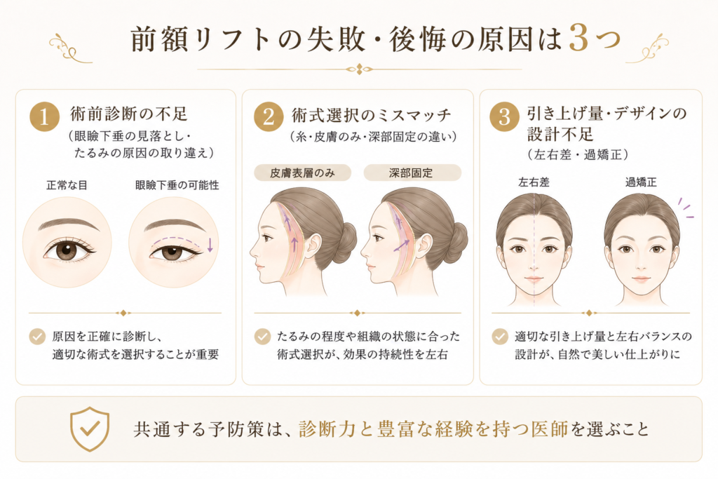 失敗・後悔が起こる3つの原因